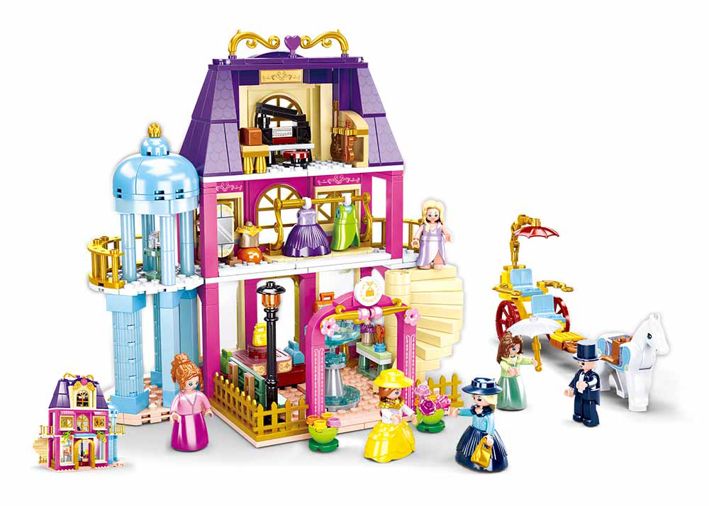 Sluban Girl's Dream | Set constructie Centru Comercial | 526 Piese